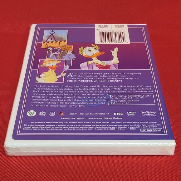 Disneys Donald in Mathmagic Land DVD New Sealed - Picture 4 of 8